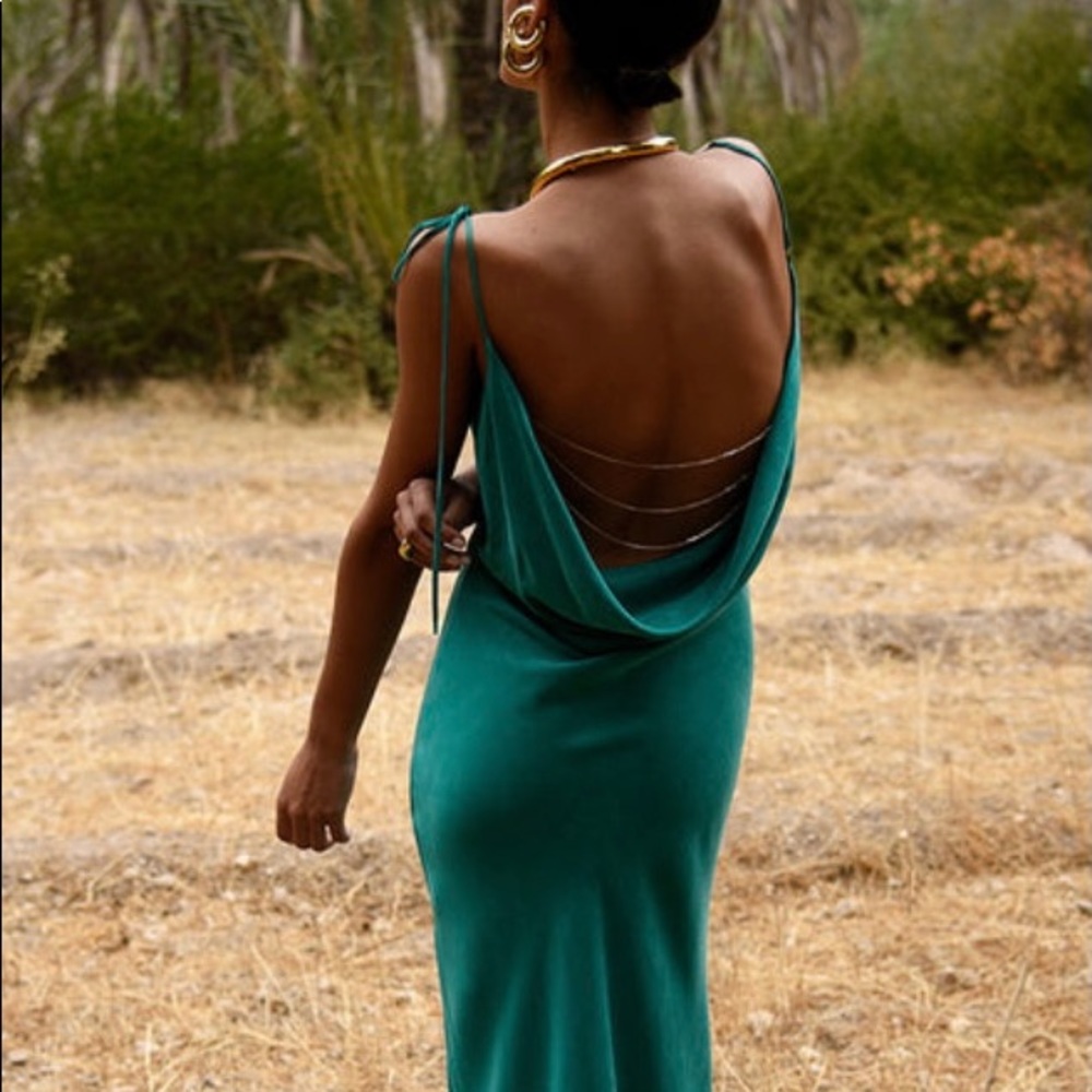 NWT Rat and Boa Green Ophelia dress in sizes L and XL
